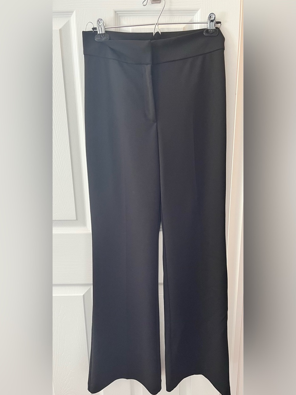 Dkny Black Wide-Leg Dress Pants